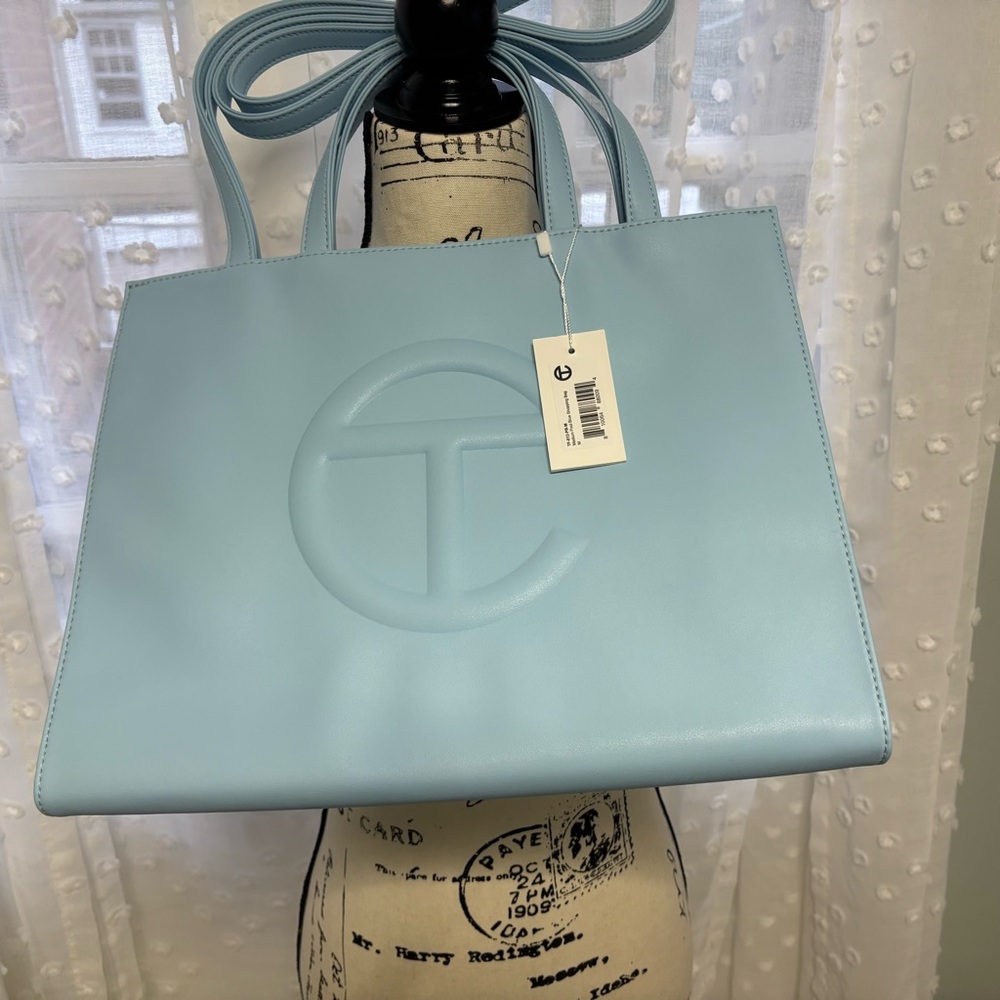 Telfar Light Blue Tote Bag